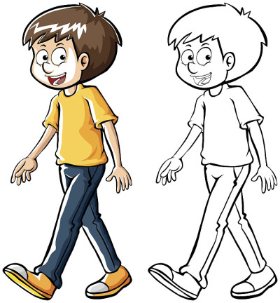 给男孩的涂鸦