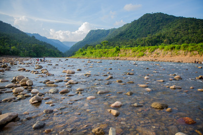 比查纳坎迪美丽的风景。Goainghat Sylhet,孟加拉国。