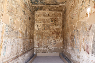 埃及卢克索的Medinet Habu神庙
