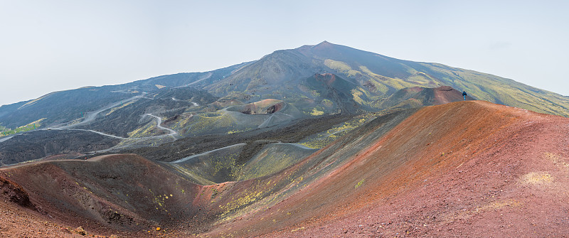 火山位于意大利西西里岛的埃特纳山上