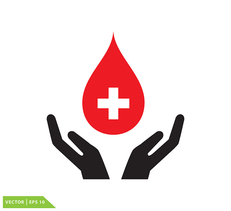 Give donation icon vector logo template