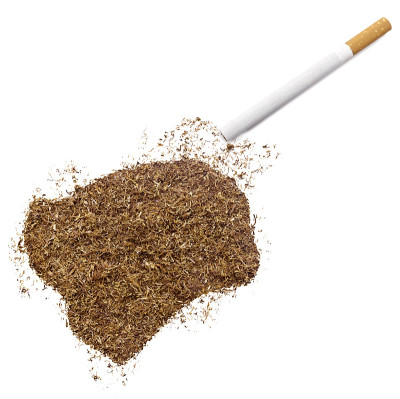 几内亚比绍形状的香烟和烟草(系列)