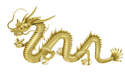龙的插图。