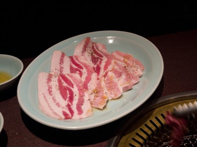 日本烧肉的肥肉