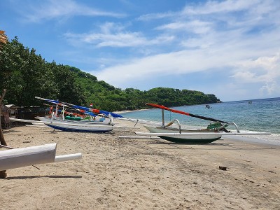 写信海滩