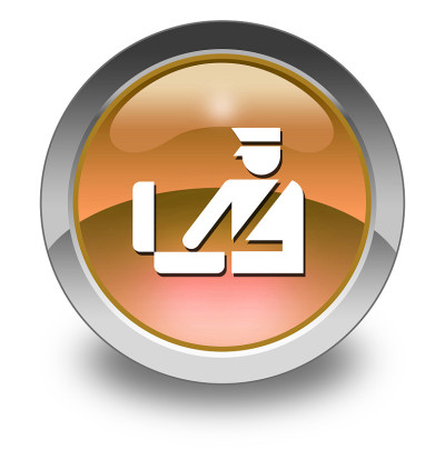 图标，按钮，象形文字海关