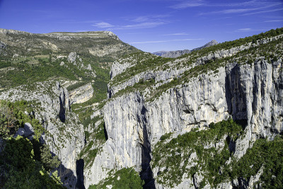 Verdon峡谷，大峡谷。普罗旺斯的阿尔卑斯山。法国。