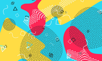 Pop art color background. Abstract pattern.