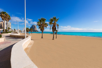 Calpe playa Arenal Bol海滩附近的Penon Ifach Alicante