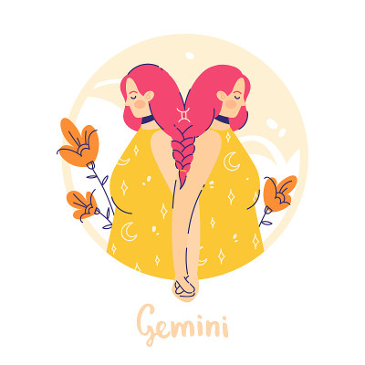 Gimini星座。空气中。古代占星术中的女性性格与元素。