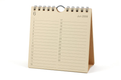 日历- 2008年6月