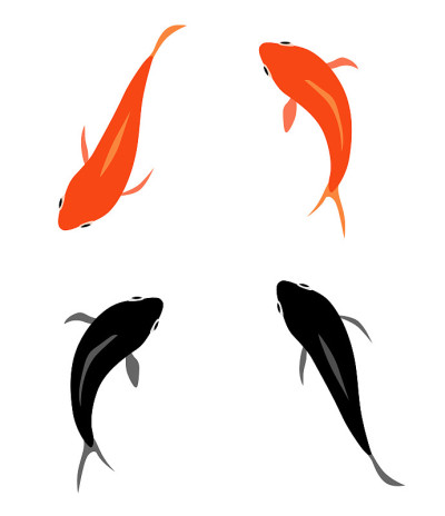 Goldfish icon set