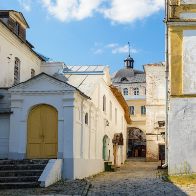 三一Sergius Lavra在Sergiyev Posad，莫斯科区，俄罗斯。联合国教科文组织世界