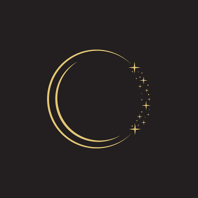 圆形星形矢量图标设计插图