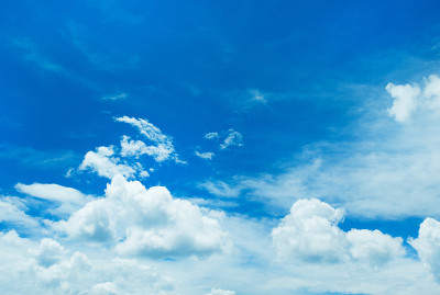蓝色的天空