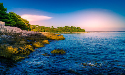 Croatia landscape and sea