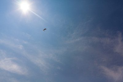 天空飞行伞