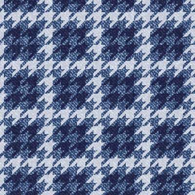 Jeans background with Houndstooth Tartan geometric