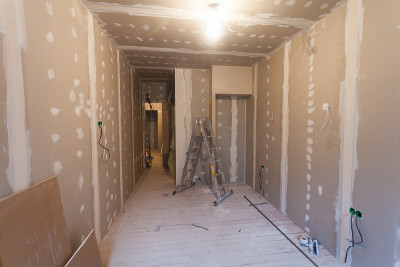 公寓正在建设和装修中