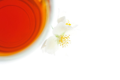 茉莉花茶，俯视图