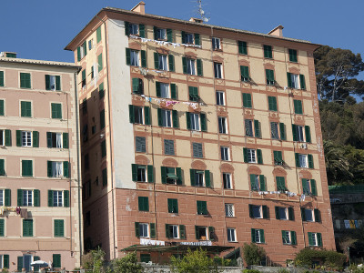 Camogli -色彩柔和的房子