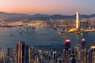 香港商业区景观