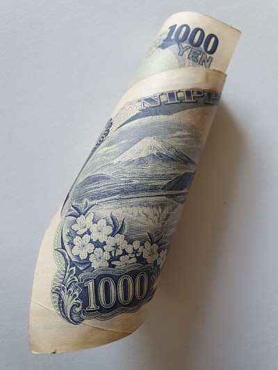 1000日元的日本纸币