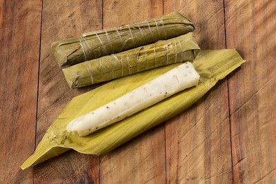 椰味白玉米面包-以玉米面团为原料的土产食品