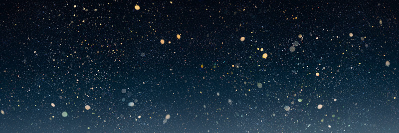 一个圣诞节的夜空背景与模糊