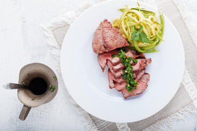 西葫芦通心粉和肉