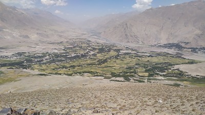 阿富汗伊什哈希姆地区的山景
