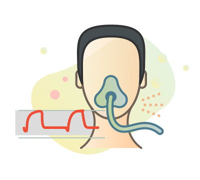 新型冠状病毒-无创通气支持-图标