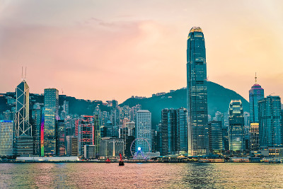 维多利亚港天际线