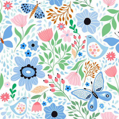 Floral seamless pattern