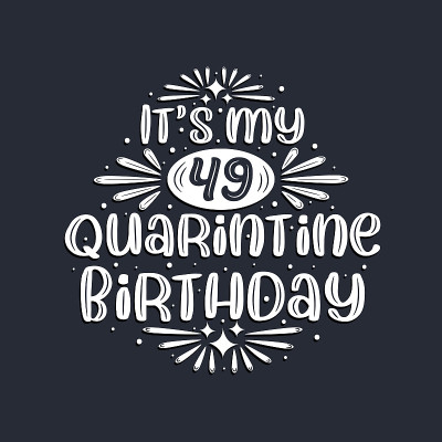 这是我在隔离区的49岁生日，49岁生日设计。