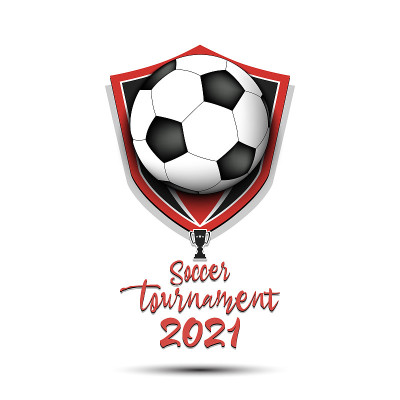 象征2021年足球锦标赛