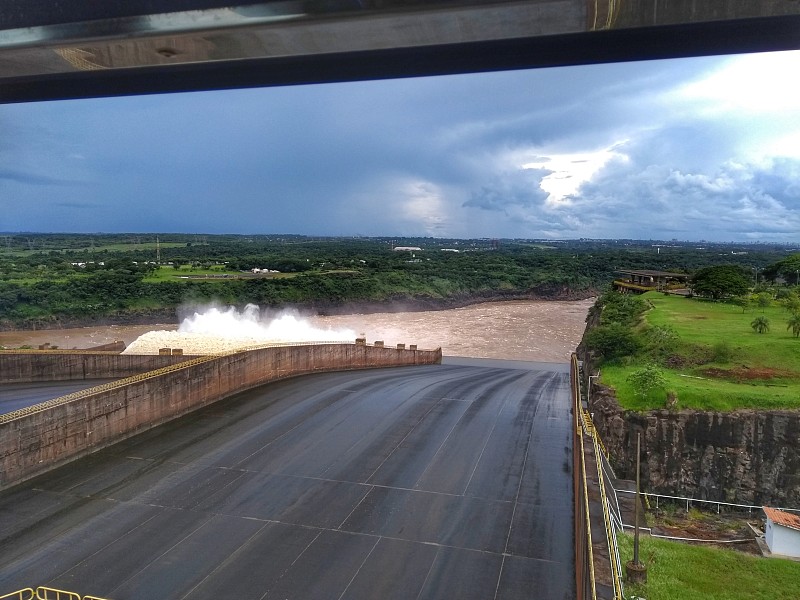 涡轮机-伊泰普大坝-水电站- Foz do Iguaçu, Paraná，巴西