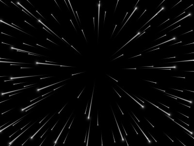 空间速度。抽象的星爆动态线或射线。矢量图