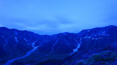 日本北部的风景是阿尔卑斯山