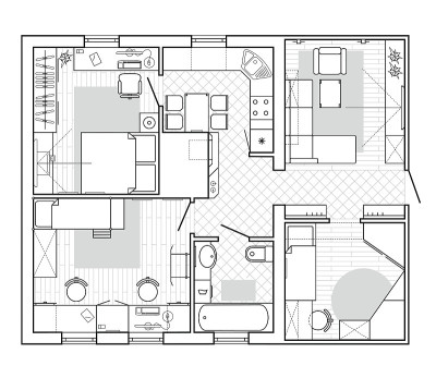 房屋的建筑平面图