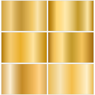03233_v_Gold metallic gradient set