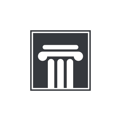 支柱图标矢量图例设计模板。