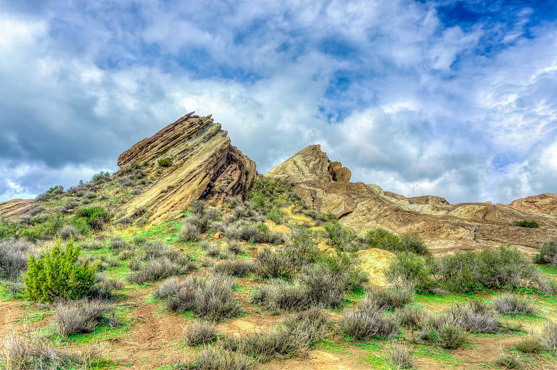 Vasquez Rocks Natural Area Park After the Rain