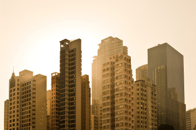 香港的公寓楼