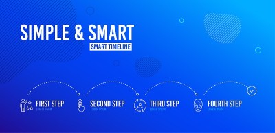 算法，向上滑动和用户信息图标设置。面对生物识别标志。向量