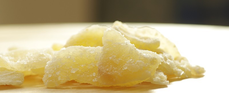 蜜饯生姜特写镜头