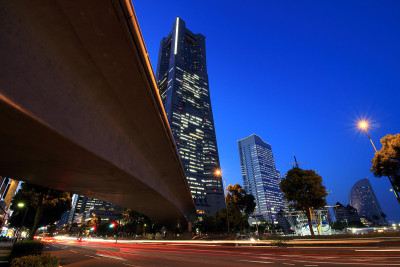 夜景的Minato Mirai