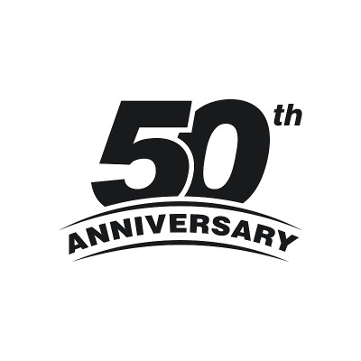 50周年庆祝矢量股票插图设计模板