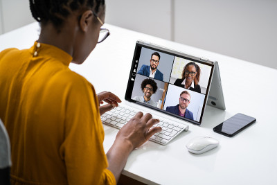 Online Video Conference Work Call