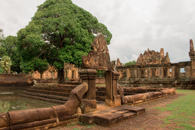 泰国Muangtam Castle或Prasat Muang Tam, Buri Ram